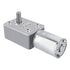 DC 12V Speed Reducing Gear Motor Reversible High Torque 12V Worm Gear Motor Female Shaft High Torque Turbo Worm Gear Box Reduction Electric Motor(...