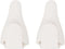 2 Pack PU Scissors Cover - Embroidery Sewing Craft Leather Scissors Protective Case, Apply to Storing Nipper Shears (4.5 x 2.6 Inches, White)...