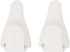 2 Pack PU Scissors Cover - Embroidery Sewing Craft Leather Scissors Protective Case, Apply to Storing Nipper Shears (4.5 x 2.6 Inches, White)...