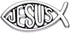 Jesus Fish Brooch Silver Tone Cartoon Fish Pin Christian Jewelry Lapel Pin Popular with Christian Bikers Marine Animal Brooch Enamel Pin Badge Chr...