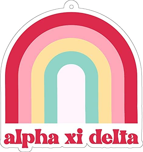 Alpha Xi Delta - Rainbow Air Freshener - 2/Pack - Flowers & Sunshine Scent...