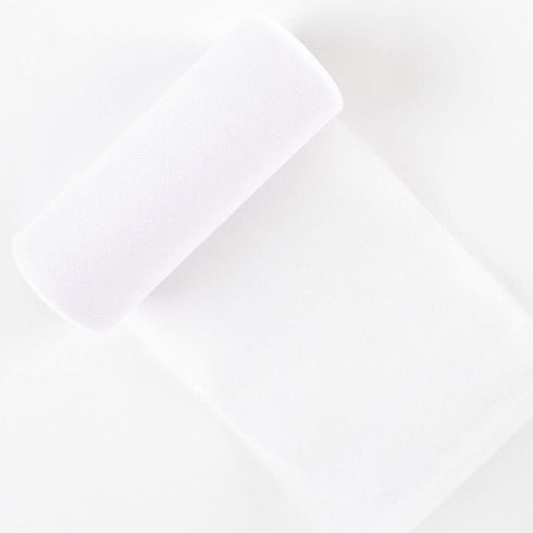 Creative Ideas Tulle Fabric Roll 6" by 25 yd (75'), 29 Colors Available, White...