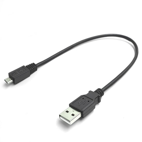10 Inch Short Micro USB Charger Cable Male A to Micro B Black for Android Both Charging and Sync (10 Inches/0.8 Feet)......