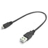 10 Inch Short Micro USB Charger Cable Male A to Micro B Black for Android Both Charging and Sync (10 Inches/0.8 Feet)......