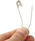 50PCS 54mm(2.1") Curved Safety Pins Silver Quilting Basting Pins, Bent Safety Pins for for Art Sewing,Crafting, Knitting,Garment Fastening and Jew...