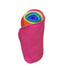 Gina's Soft Cloth Shop Washable Flannel Napkins 8x8 1 Ply Rainbow 10 Pack Proudly Made in the USA!...