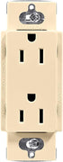 Lutron Claro 15 Amp Duplex Outlet, CAR-15-IV, 125 Volts, Ivory...