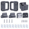 Reinforced Retractable Baby Gate Replacement Parts Kit, Retractable Dog Gate Full Set Wall Mounting Hardware Retractable Pet Gate Accessories with...