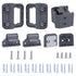 Reinforced Retractable Baby Gate Replacement Parts Kit, Retractable Dog Gate Full Set Wall Mounting Hardware Retractable Pet Gate Accessories with...
