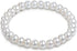 Elastic Pearl Bracelet Wedding Accessories Bridesmaid Bracelet Faux Pearl Bracelet Bridal Party Prom Beaded Bracelet (White-1pcs)...