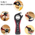 Jar Opener, 5 in 1 Multi Function Can Opener Bottle Opener Kit with Silicone Handle Easy to Use for Children, Elderly and Arthritis Sufferers (App...
