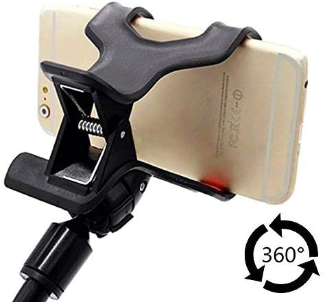 AMS Cell Phone Holder, Clip Holder, Lazy Bracket Flexible Long Arms for All Mobile, Fit On Desktop Bed Mobile Stand for Bedroom, Office, Kitchen...