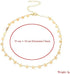 Blue Drop Gold Plated Star Necklace For Women Star Choker Necklace Simple Statement Jewelry Gift...