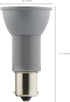 Satco S29004 Bulb, White Warm White...