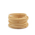 100 Pcs Baby Hair Ties - Gold Hair Bands for thin hair- No Metal Hair Elastics -Ponytail Holder for Kids(2 mm x 2.5 cm,Blonde)...