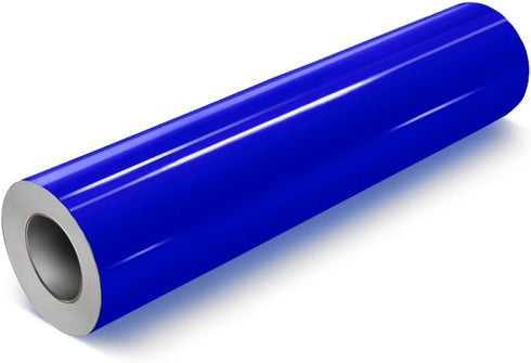 VViViD Brilliant Blue Gloss DECO65 Permanent Adhesive Craft Vinyl for Cricut, Silhouette & Cameo (11.8" x 7ft Roll)...
