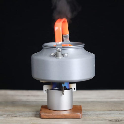 Lixada Mini Lightweight Titanium Stove ALC-ohol Stove Support Bracket Cross Stand Cross Stand Rack for Outdoor Camping Backpacking Hiking etc...
