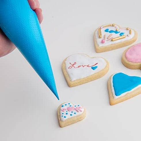 Cookie Cutter Kingdom, 12 inch 100 count Tipless Piping Bags Disposable Piping Bags for Piping Icing, Cake Decorating, Pastries and More - 12 inch...