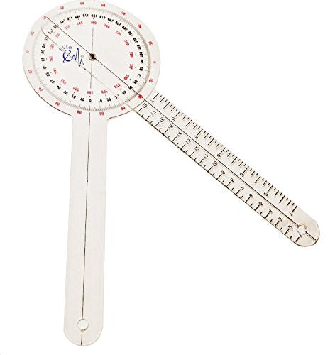 EMI Plastic 12" Goniometer 360 Degree Isom - 12" EGM-422...