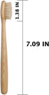 Bamboo Toothbrush Medium Boar Bristles Natural Toothbrush NO Plastic Environmentally (8 Pieces Toothbrush)...