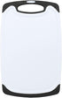 KUFUNG Kitchen Cutting Board - Juice Grooves with Easy-Grip Handles, Non-Porous, Dishwasher Safe (S, Black)...