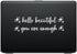 3 Different Cute Stickers for Car Window Rearview Mirror - Passenger Princess Sticker - You are Enough Decal - Hello Beautiful Funny Girl Car - Ac...