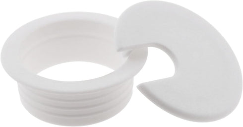 2PCS 1-1/2inch / 38mm Desk Grommet Wire Cord Cable Grommets Hole Cover for Office PC Desk Cable Cord Organizer Plastic Cover, White...