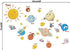 Amaonm Kids Room Wall Art Decor Decals Cartoon Removable Universe, Space, Planet, Solar System, Galaxy DIY Home Wall Stickers Decals Murals for Be...
