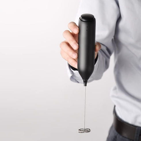 Milk Frother Handheld, ESCLAP Wirelessly Rechargeable Frother for Coffee, Electric Drink Mixer Handheld for Cappuccino, Frappe, Matcha, Hot Chocol...