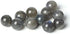 100Pcs Natural Stone 6mm Grey Moonstone Round Loose Gemstone Energy Healing Beads Hole Size 1mm DIY Smooth Beads for Bracelet Necklace Earrings Je...