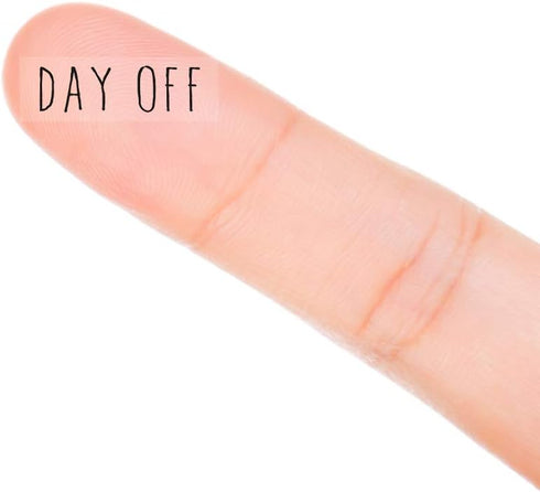 Day Off Monthly Planner Stickers, 120 Clear Work Labels Calendar Scrapbooking Crafting Stickers...