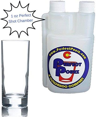 8 ounce Plastic Liquor Flask - Small Flasks with a Built-in 1/2 Ounce Shot Glass...