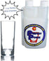 8 ounce Plastic Liquor Flask - Small Flasks with a Built-in 1/2 Ounce Shot Glass...