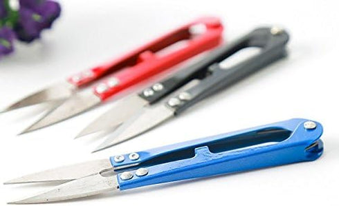 3 Pcs U Sewing Scissors Mini Small Snips Trimming Nipper - Great for Stitch, DIY Supplies...