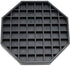 Octagon Coffee Drip Tray by Hard Black Plastic for Coffee Countertop | Drip Tray for Drink Dispenser (6" - 1 Pcs)...