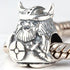 Viking Warrior Charm - 925 Sterling Silver - Fits DIY European Bracelet...