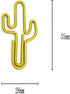 Binder Paper Clip 30 Cute Cactus Paper Clip Creative Decoration JruiZhp Stationery Paper Clip Paper Clip and Binder for Home, School and Office (B...