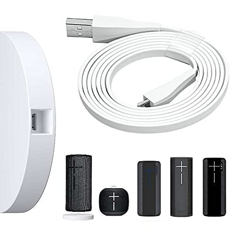 ienza Replacement USB Charging Cable Cord Wire and AC Power Adapter for Ultimate Ears UE Wonderboom, Boom, Roll & Megaboom...