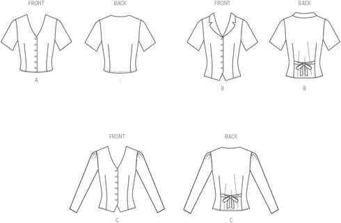 McCall's Misses' Vest Style Tops Sewing Pattern Packet, Design Code M8451, Sizes 8-10-12-14-16, Multicolor...