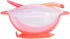 Suction Bowls for Baby, Children Slip Resistant Feeding Bowls with Sensing Spoon Cover for Home(Pink)...