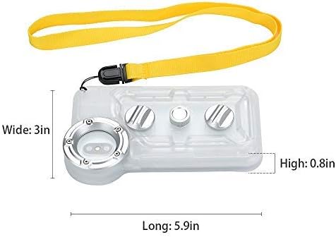 Underwater Photography Waterproof Phone Case Pouch Compatible iPhone XSMAX Enhanced Underwater Cell Phone Dry Bag Camera O Lens Protector with Arm...