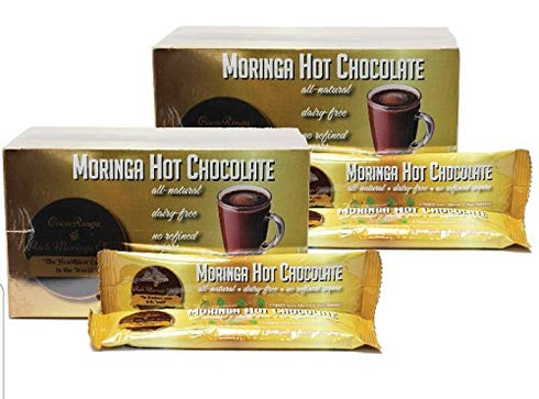 CocoRinga Moringa Hot Chocolate Vegan High Protein (10 ct)...