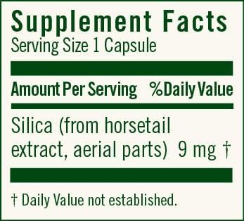 Flora FloraSil 90 Veg Capsules - Silica Supplement with Horsetail Extract for Healthy Hair, Skin, and Nails* - Supports Collagen Formation...