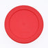 CIBI Food Storage Container Lids (2 Cups, Red - 6PK) For Pyrex and Anchor Round Glass Containers, Dishwasher and Microwave Safe Replacement Lids...