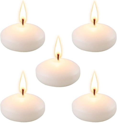 Set of 48 Unscented Floating Candles for Centerpieces, 2 Inch Small Floating Candles for Holiday, Weddings, Parties, Special Occasions and Christm...