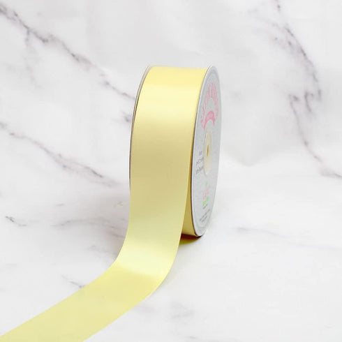 Creative Ideas PSF1102-617 Solid Satin Ribbon, 1-1/2"/50 yd, Baby Maize...