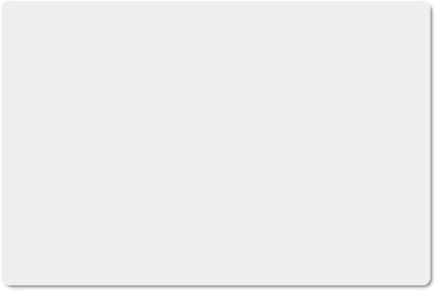 23.6'' by 15.7''Flexible Silicone Placemat Non Slip Waterproof Heat Resistant Dinner Table Transparent with Fog 1 PCS...