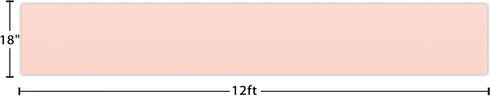 Teacher Created Resources Fun Size Better Than Paper Bulletin Board Roll, 18" x 12', Blush...