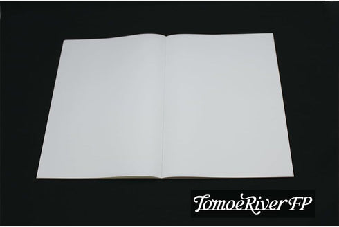 Tomoe River FP (52g/m2) Notebook by SANZEN, 5.85" x 8.27", 160 pages (80-Sheet), Soft Cover, Unruled, White (SR-A5NB-MW)...