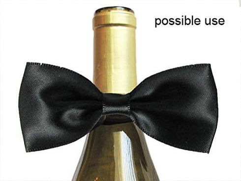 Bow Tie Embellishments for Crafts, HipGirl 10pc Ribbon Bows for DIY Small Hair Ties,Hair Clips, Christmas Cards, Scrapbooks, 10pc 3" Satin Bow Tie...